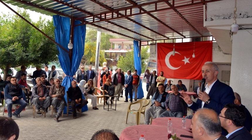 Gültak, mahalleleri ziyaret etti