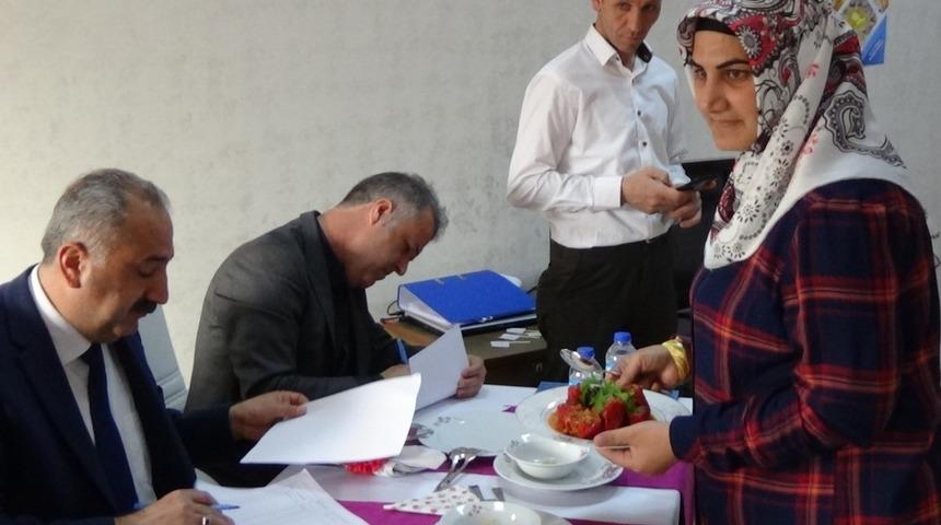 Kadınlar hünerlerini sergiledi