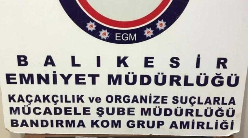 Bandırma&rsquo;da uyuşturucu operasyonu