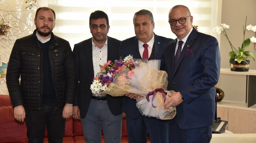 Başkan Erg&uuml;n, Başkan &Ccedil;er&ccedil;i&rsquo;yi ağırladı