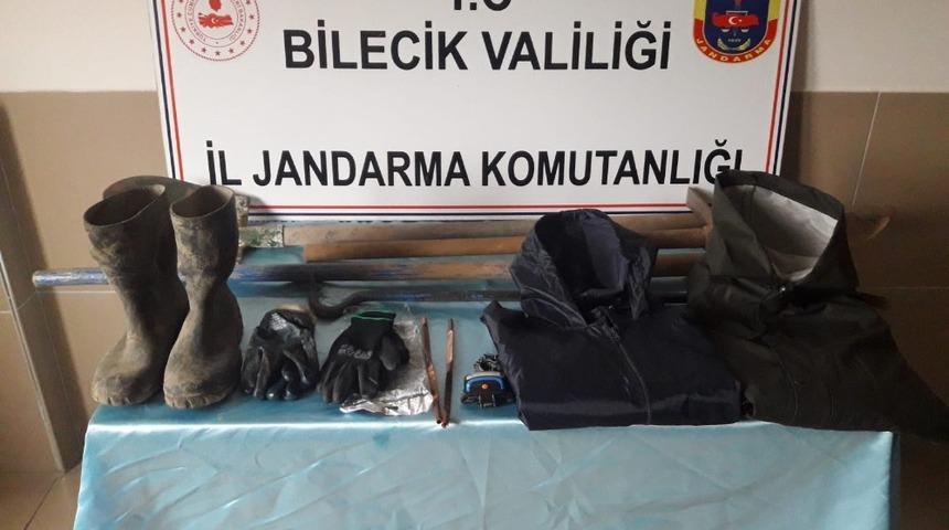 Bilecik&rsquo;te izinsiz kazıya su&ccedil;&uuml;st&uuml;