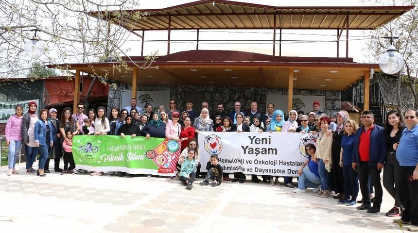 Kanser hastalarına piknik morali