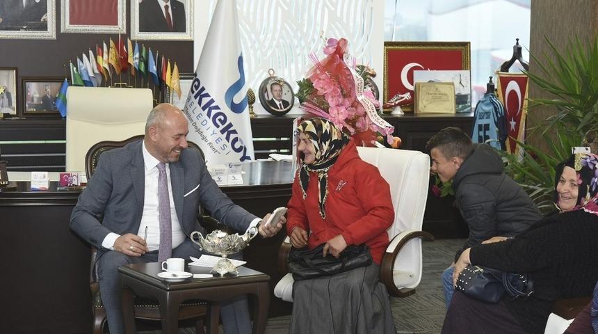 Başkan Togar tebrikleri kabul etti