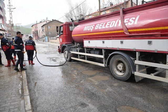 Muş Belediyesinden bahar temizliği