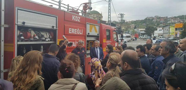 Öğretmenler yangın söndürmeyi öğreniyor G2