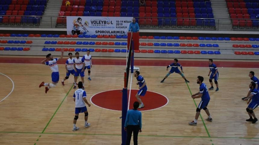 KYK Voleybol T&uuml;rkiye finali grup eleme ma&ccedil;ları Karab&uuml;k&rsquo;te başladı
