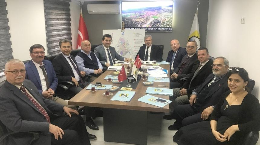 Menteşe Sanayi Sitesi için TOKİ heyeti Muğla’ya geldi