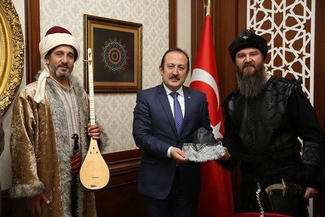 Kültür ve Turizm Müdürlüğü heyeti Vali Pehlivan’ı ziyaret etti