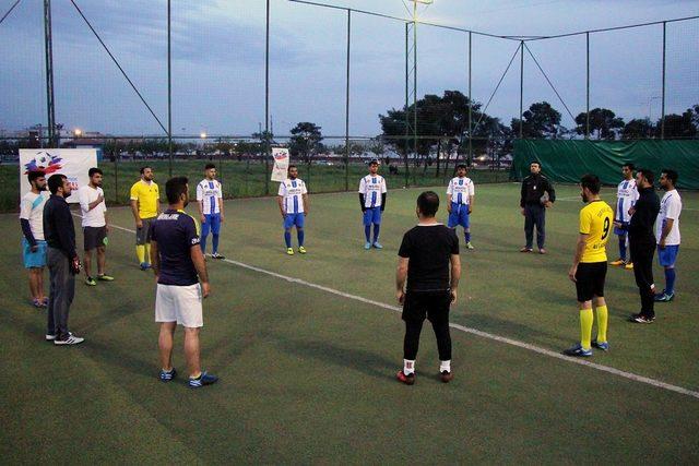 Dicle Elektrik futbol turnuvası dualarla yeniden başladı