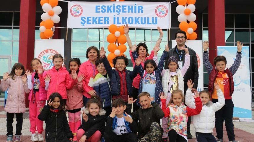 Minikler, oryantiring ile hem eğlendi hem &ouml;ğrendi