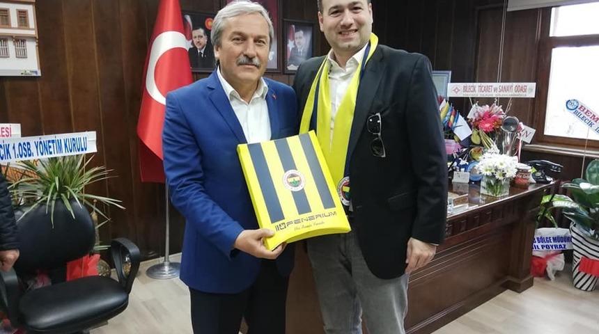 Fenerbah&ccedil;e y&ouml;netiminden Başkan Şahin&rsquo;e ziyaret