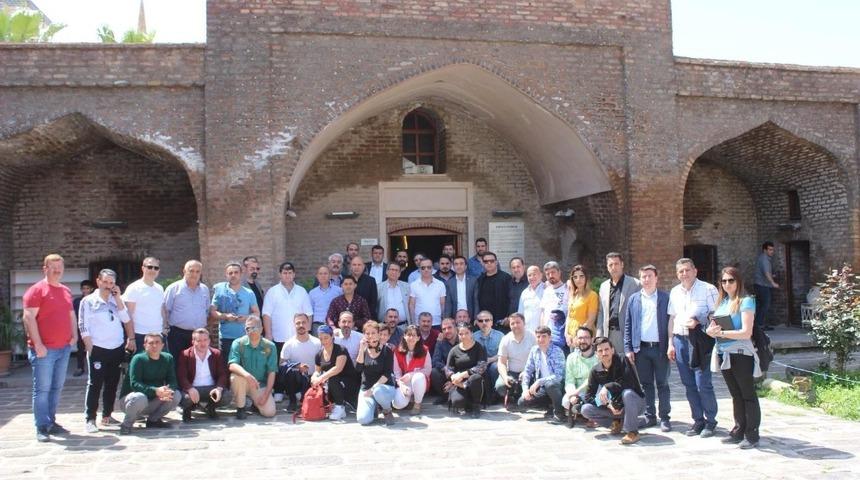 Cizre TSO Başkanı Sefin&ccedil;, T&Uuml;RSAB heyetini ağırlayıp şehri tanıttı