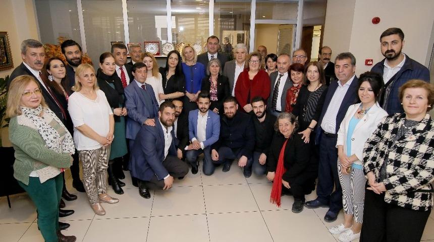 CHP ve İyi Parti&rsquo;den Taşdelen&rsquo;e kutlama ziyareti