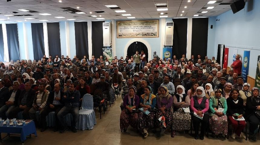 Milaslı &uuml;reticilere hayvan besleme ve yem bitkileri eğitimi verildi