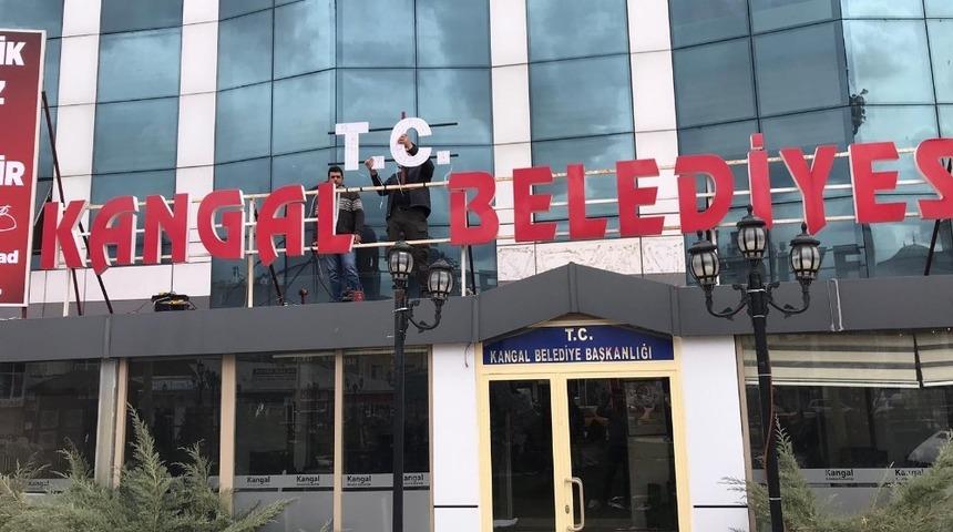 Kangal Belediyesi’nde T.C geri geldi