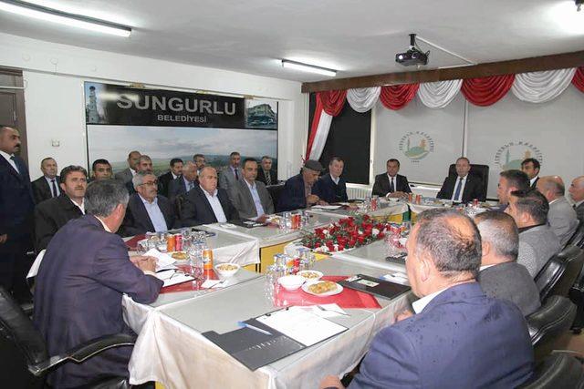 Sungurlu Belediyesi’nde yeni dönem ilk meclis toplantısı yapıldı