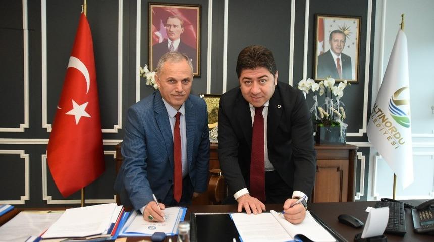 Altınordu Belediyesi&rsquo;nde sosyal denge s&ouml;zleşmesi