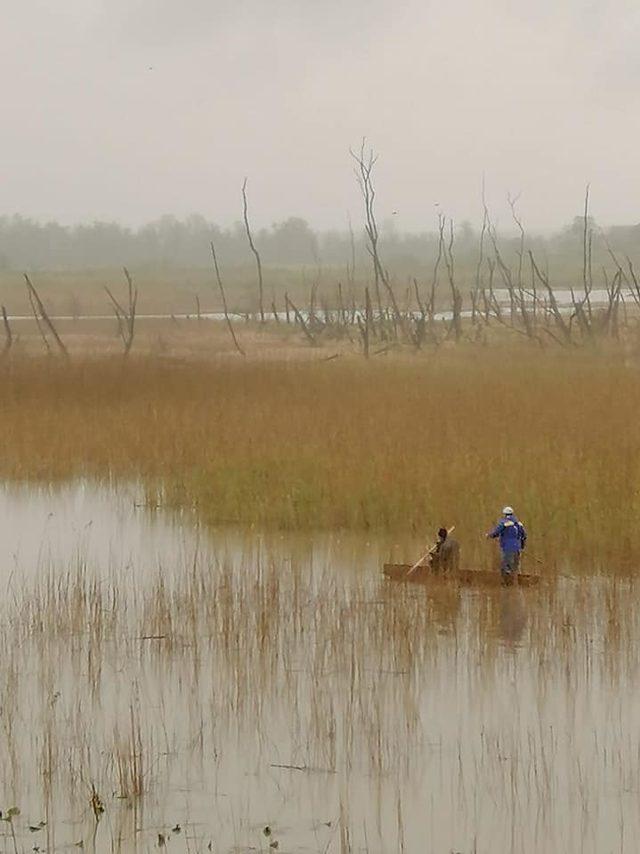 D&uuml;zce de g&ouml;le atılan ağlar toplandı 4