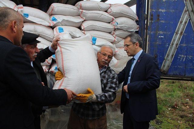 Tosya’da çiftçilere 24 ton çeltik tohumu dağıtıldı