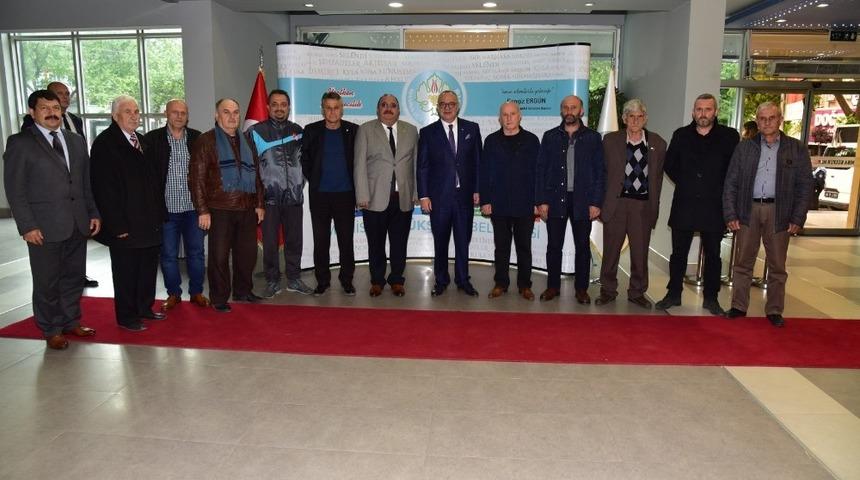 Başkan Erg&uuml;n tebrikleri kabul etti