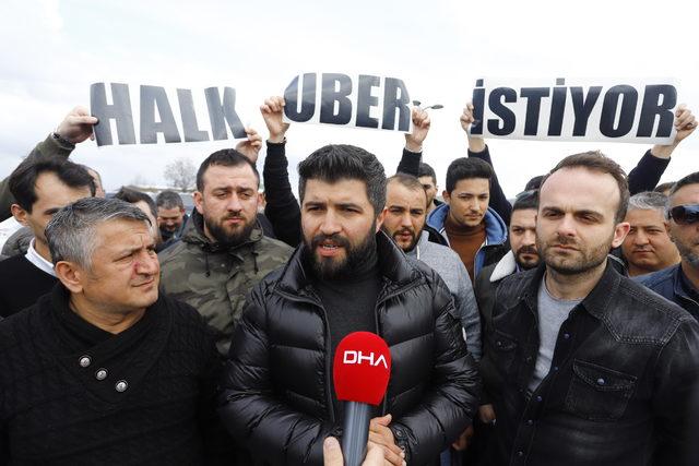 Uber sürücülerinin Ankara'ya girişine izin verilmedi