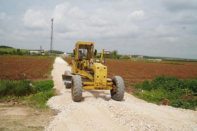 Haliliye kırsalında yol çalışması sürüyor