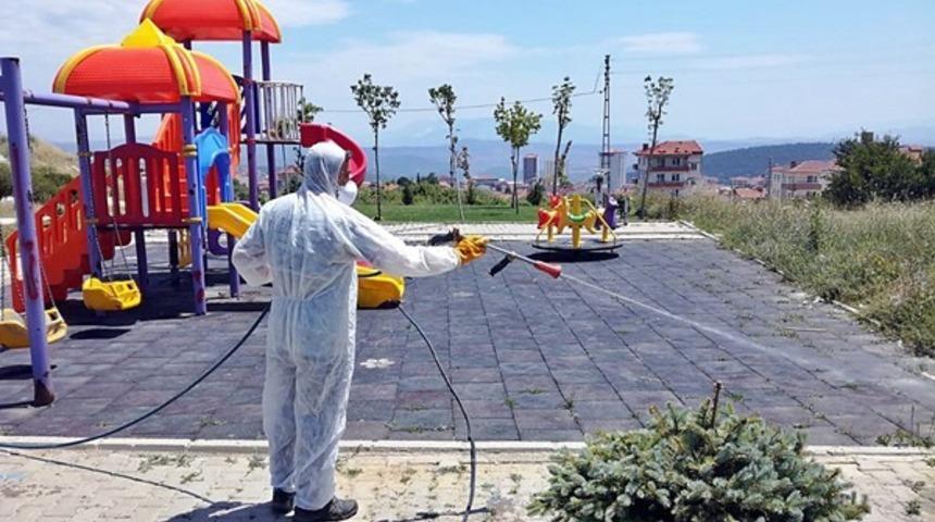 Bilecik Belediyesinden ila&ccedil;lama &ccedil;alışması