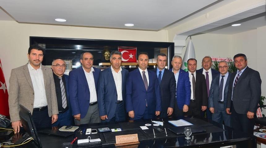 Sendika başkanlarından Barlak’a ziyaret