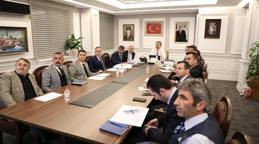 Melikgazi Belediye Başkanı Dr. Mustafa Palancıoğlu, &ldquo;Ulaşım, Fen ve Park Bah&ccedil;eler birimleri ile Planlama ve koordinasyon toplantısı yapıldı&rdquo;