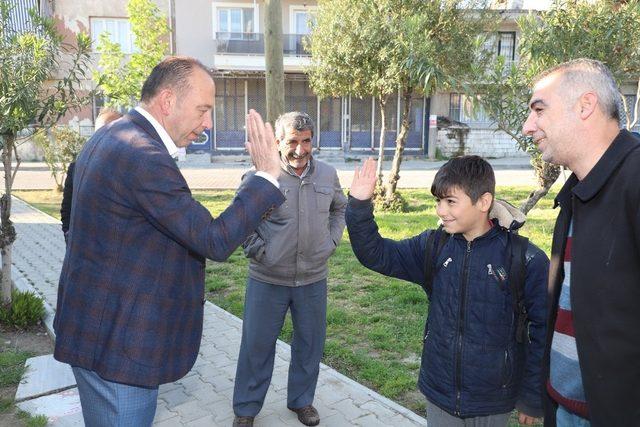 Başkan Akın sözlerini yerine getirmeye başladı