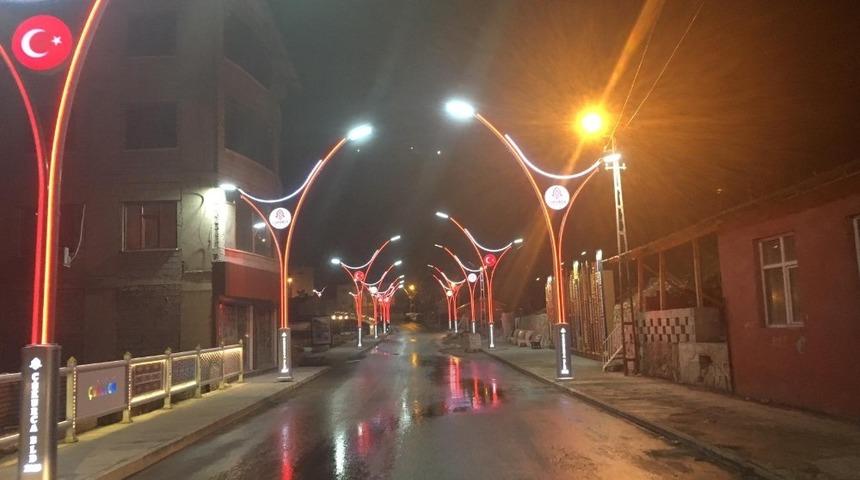 &Ccedil;ukurca Belediyesinden aydınlatma &ccedil;alışması