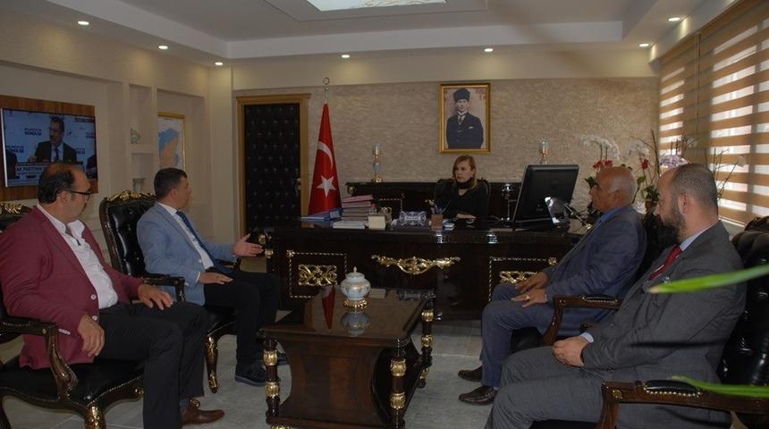 MHP heyetinden Kaymakam U&ccedil;ar&rsquo;a ziyaret