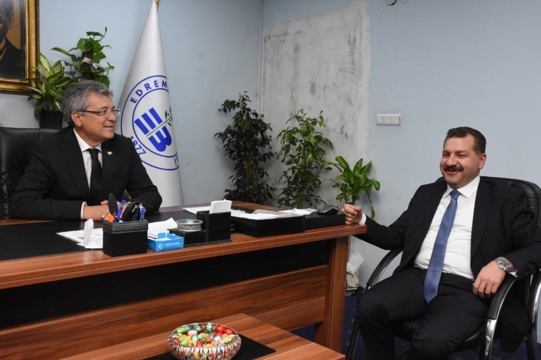 Y&uuml;cel Yılmaz&rsquo;dan Hasan Arslan&rsquo;a ziyaret