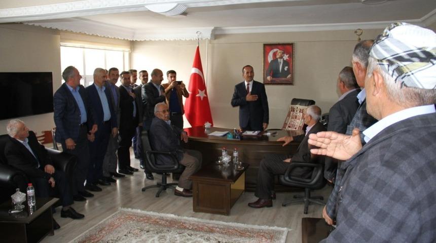 Muhtarlardan Başkan Saklı’ya ziyaret
