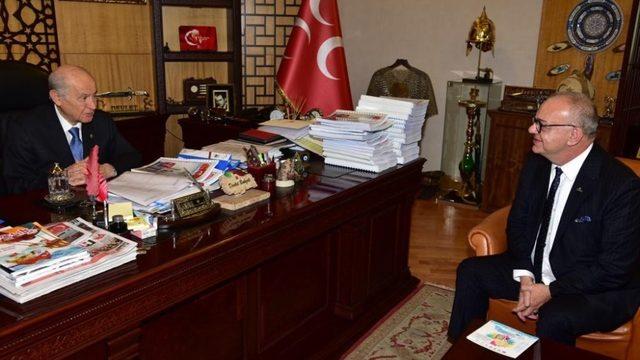 Başkan Ergün, MHP Genel Başkanı Bahçeli ile buluştu