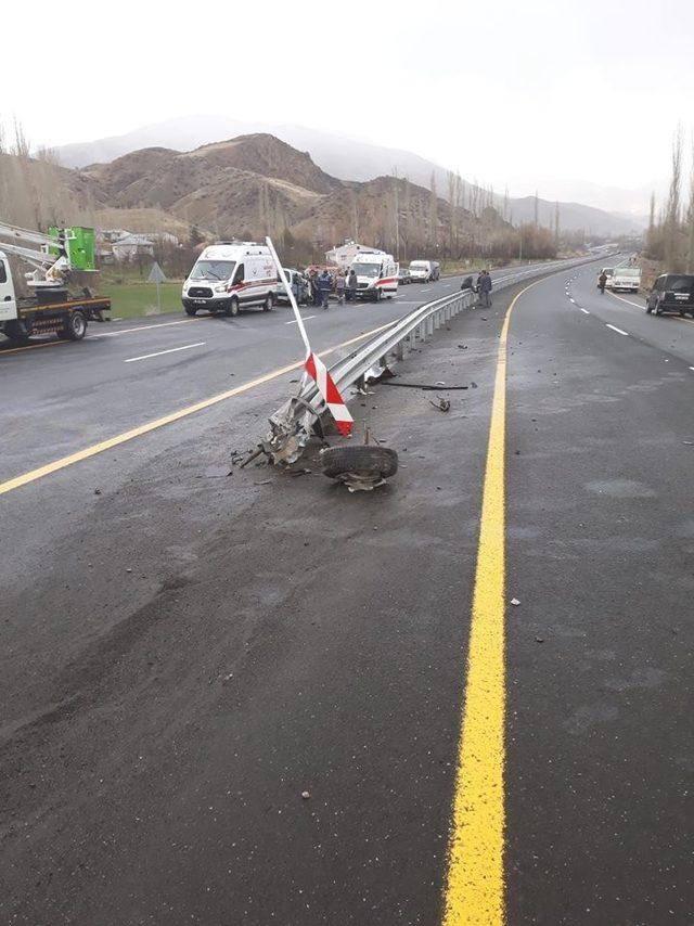 Oltu’da Trafik kazası: 3 yaralı