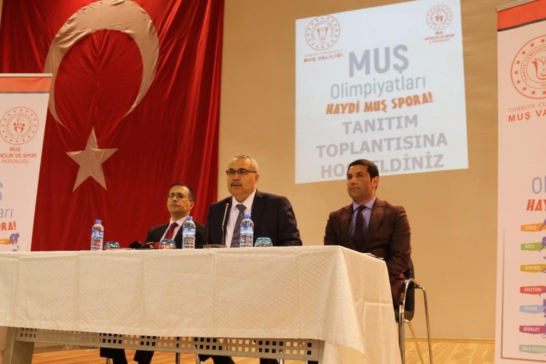 &lsquo;Muş Olimpiyatları&rsquo; tanıtım toplantısı