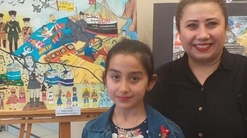 Resim yarışmasında Samsun birincisi Alaçam’dan
