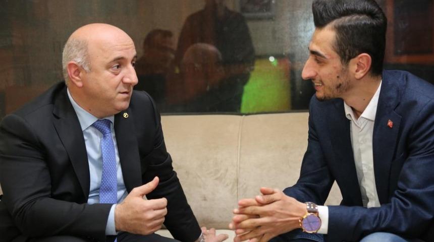 Başkan Bıyık, ‘Bayburtlu Yusuf’la buluştu