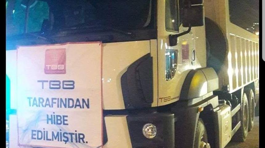 TBB’den Emet  Belediyesi’ne hibe kamyon