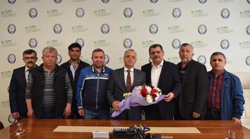 Başkan Kayda&rsquo;ya ziyaret&ccedil;i akını