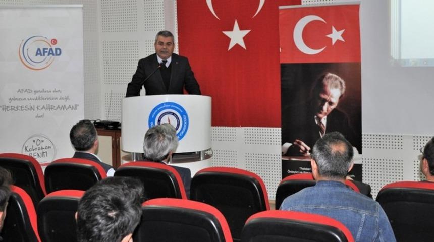 K&uuml;tahya Teknik Bilimler MYO&rsquo;da Temel Afet Bilinci Semineri