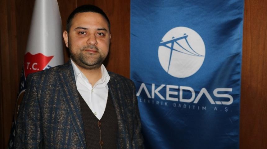 Kısakürek: "AKEDAŞ’ın amacı müşterilerine elektriği sorunsuz dağıtmak"