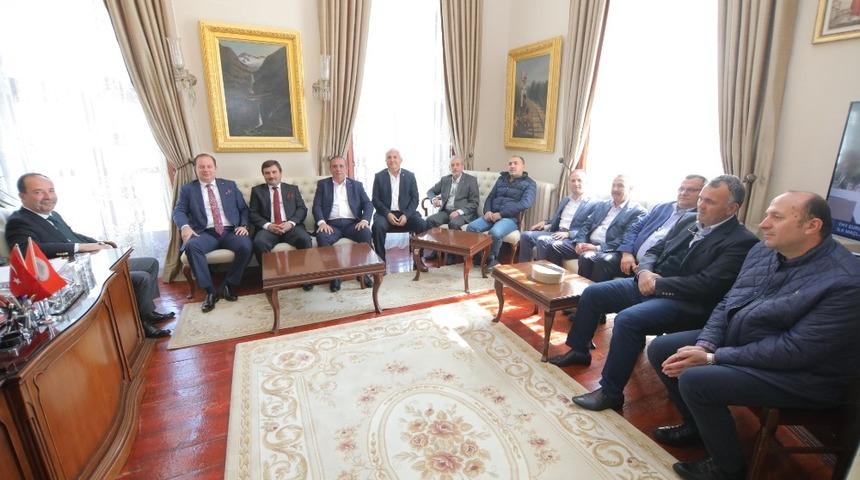 Edirne Ticaret Borsası’ndan belediye başkanlarına ziyaret