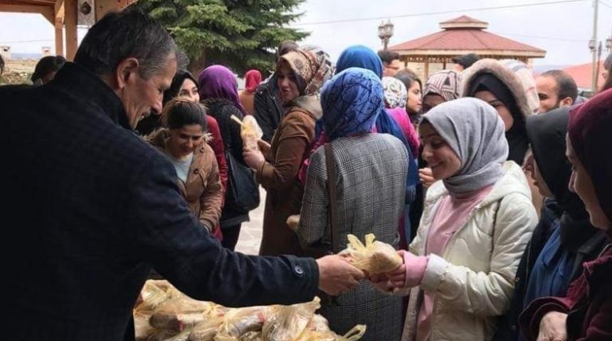 Öğrenciler Aydıntepe’de Yeraltı Şehrini gezdi