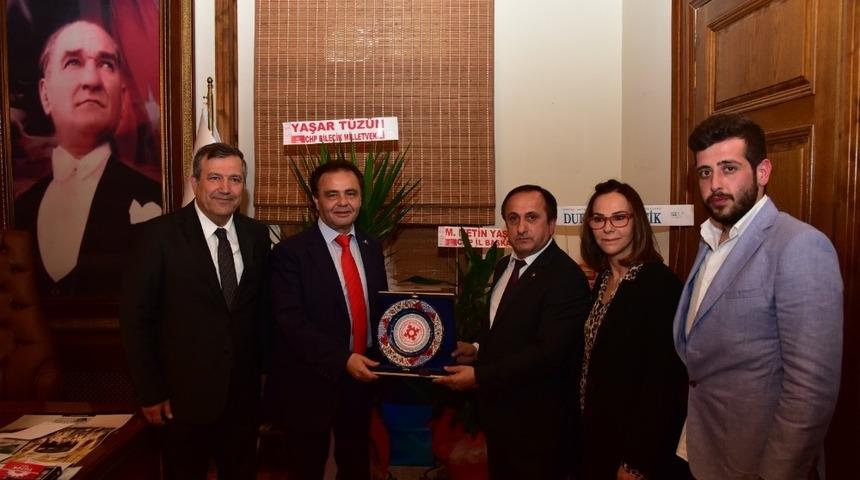 TSO&rsquo;dan Başkan Şahin&rsquo;e ziyaret