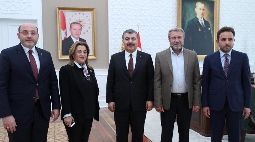 Milli Eğitim ve Sağlık Bakanı’na ziyaret