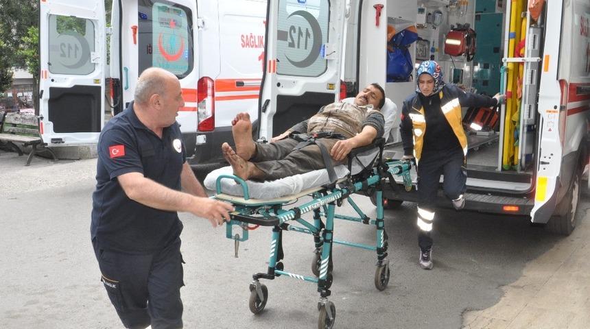 Ayağının &uuml;zerinden vagon ge&ccedil;en madenci yaralandı