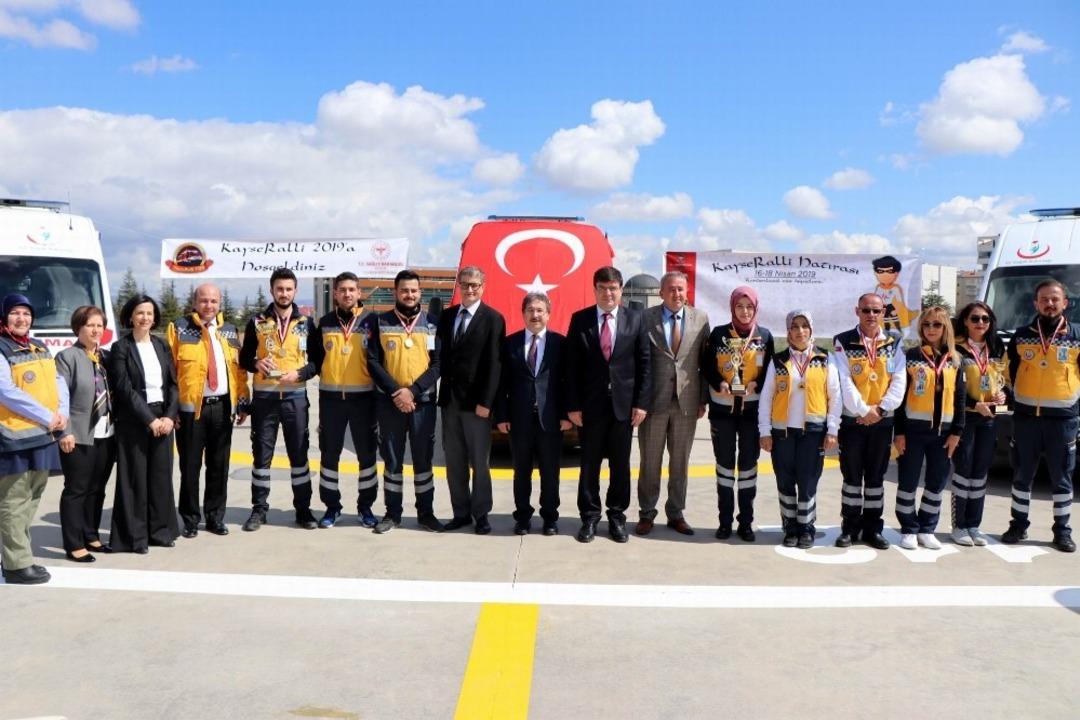 Kayse Ralli&rsquo;de dereceye girenlere kupaları verildi