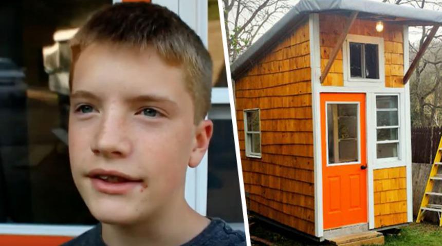 13 yaşında kendi evini inşa etti! Bir de i&ccedil;ini g&ouml;r&uuml;n